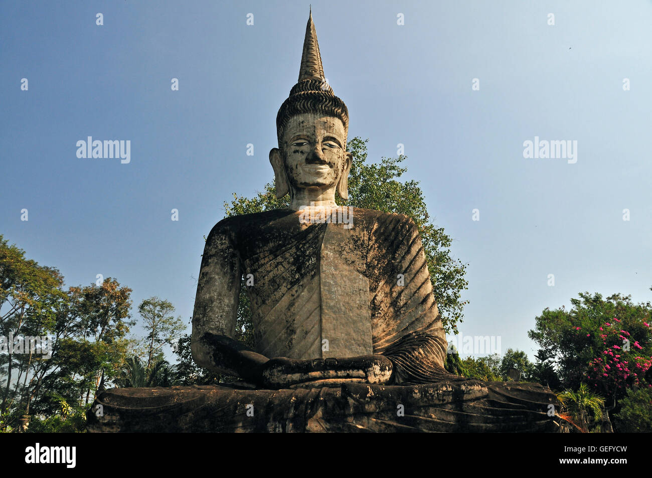 Sala Keoku, Nong Khai Stock Photo