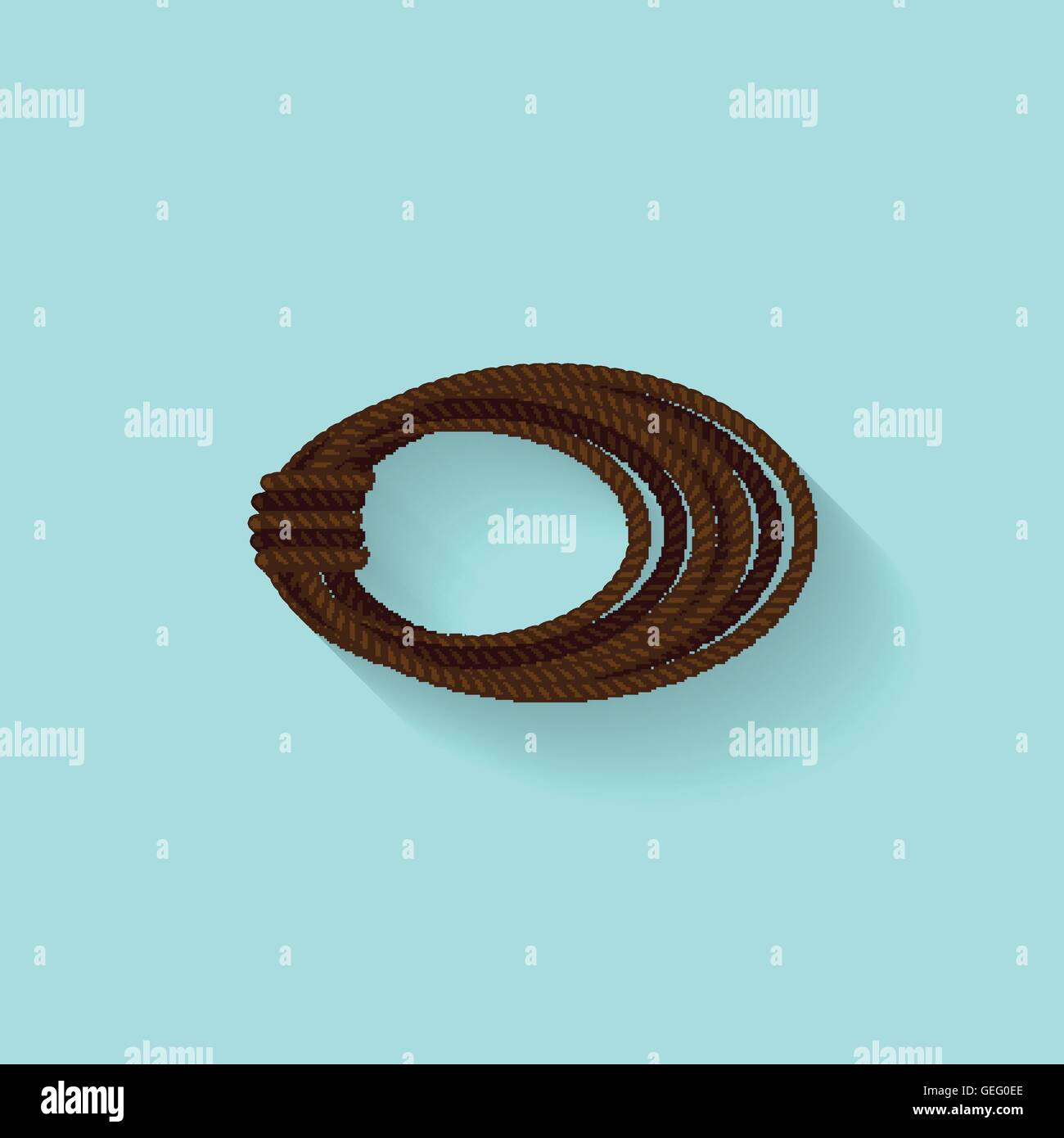 Straw Rope Drawing Twisted straw rope Stock Vector Images - Alamy