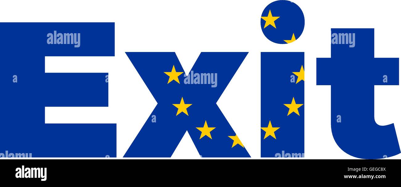 Exit from europe Stock Vector Images - Alamy