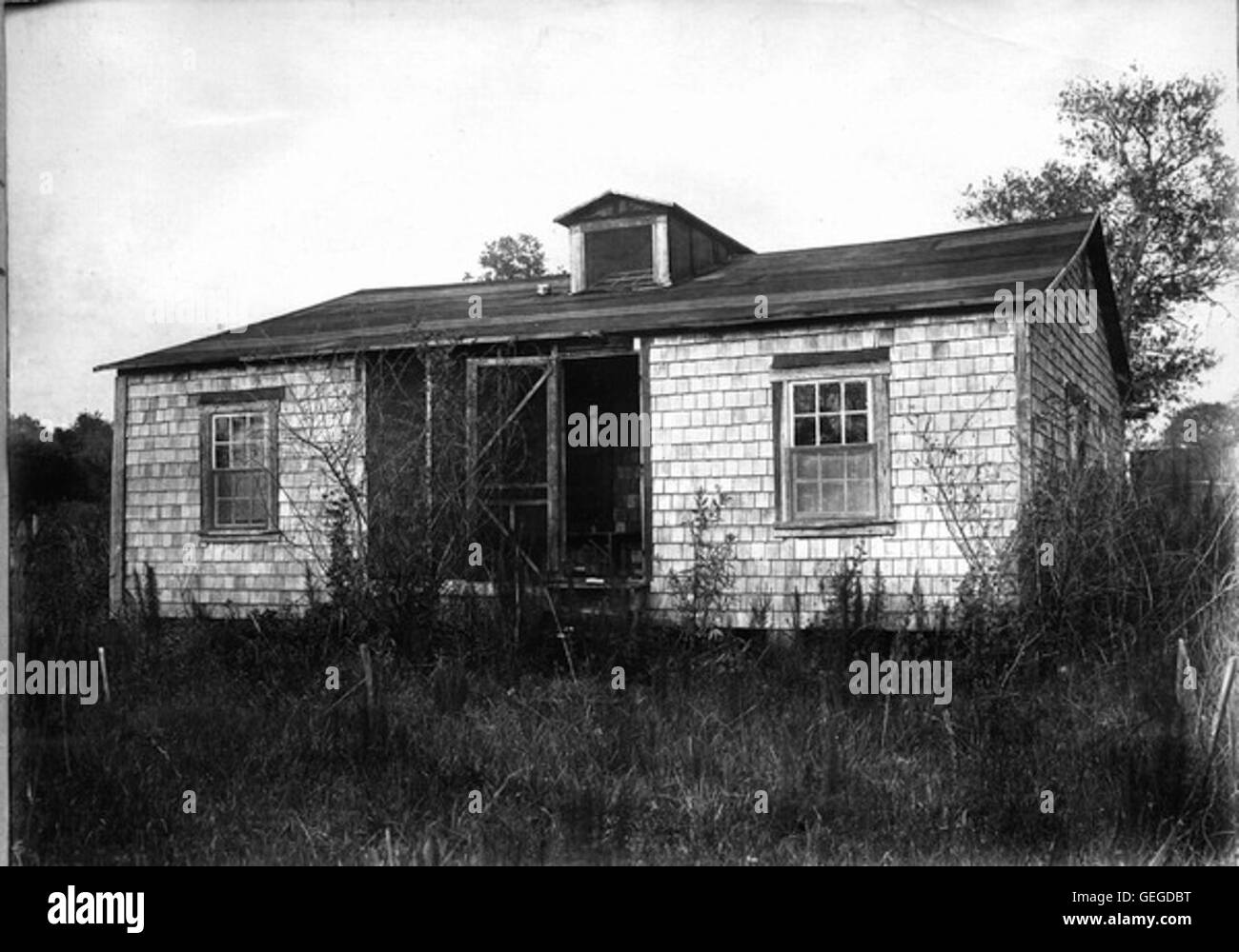 Abandoned Indian mission building - Big Cypress Swamp Stock Photo