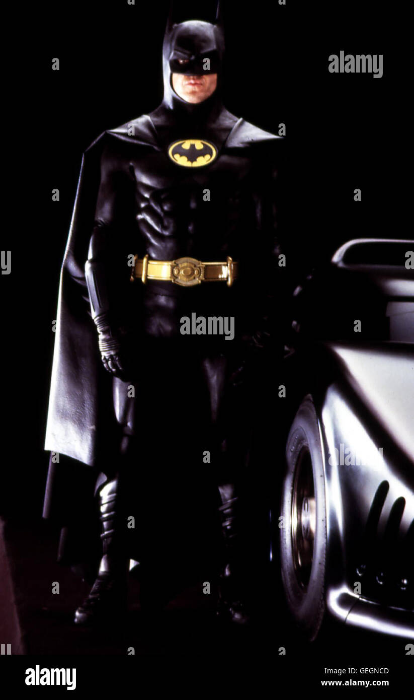 Michael Keaton *** Local Caption *** 1989, 1980er, 1980s, Batman, FIM, Science Fiction, Batman Stock Photo