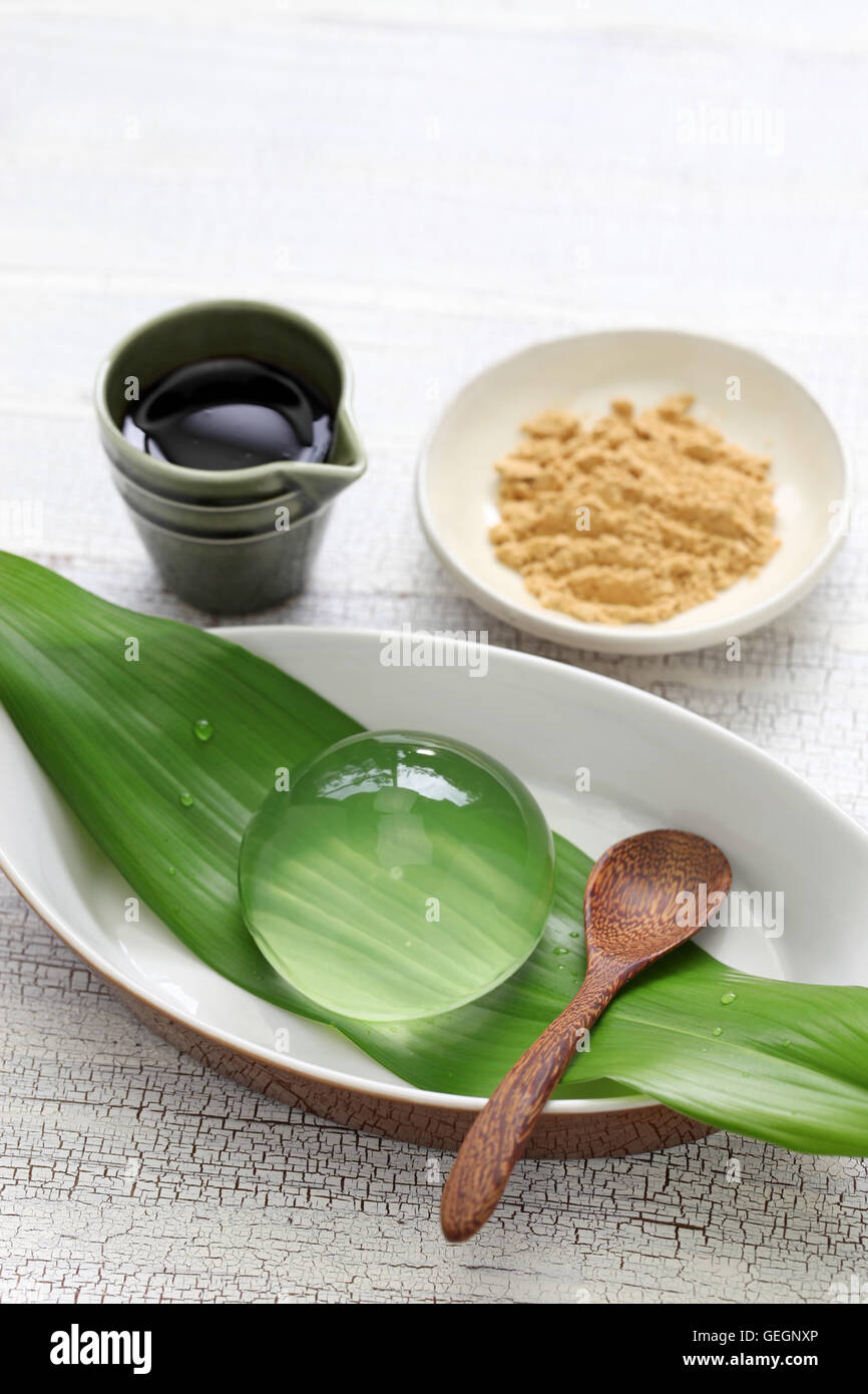 water cake, raindrop cake, mizu shingen mochi, homemade japanese summer