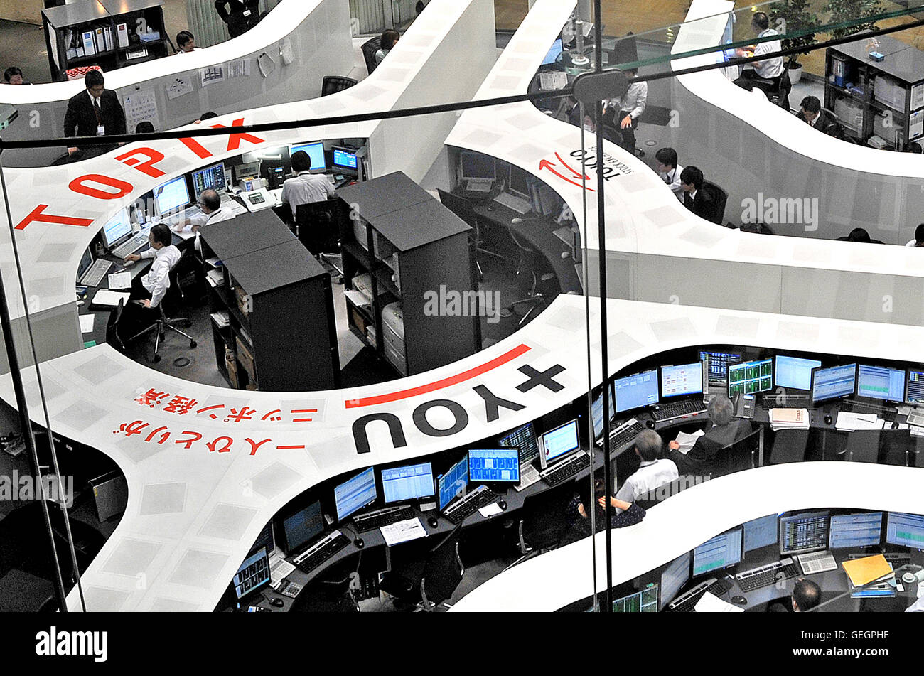 Tokyo stock exchange Tokyo Japan Stock Photo Alamy