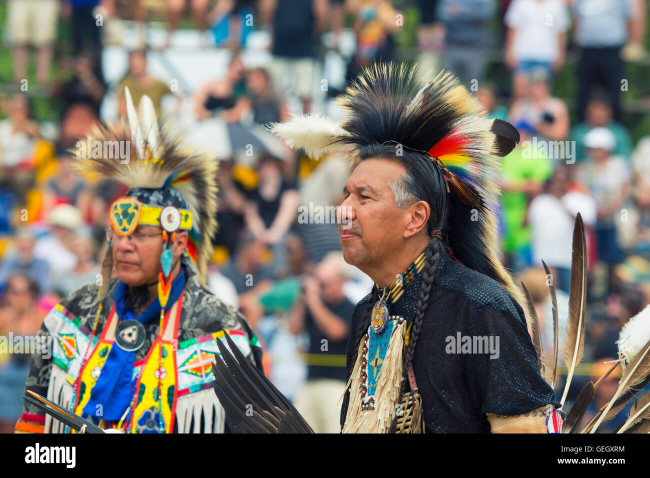 Pow Wow Native Male Dancer in Traditional Costume Six Nations of the ...