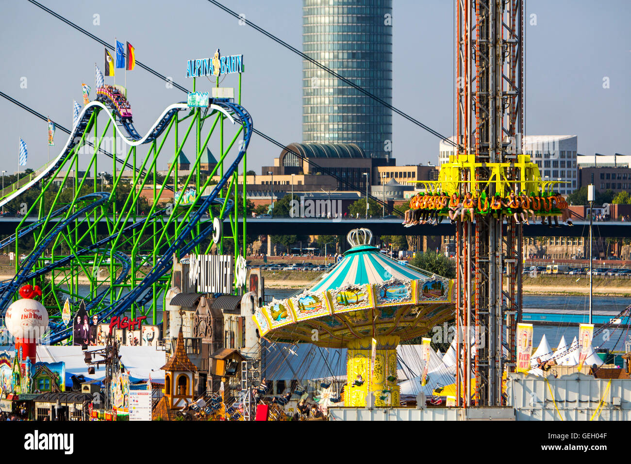 Largest fair on the Rhine, more than 4 millions visitors, with many