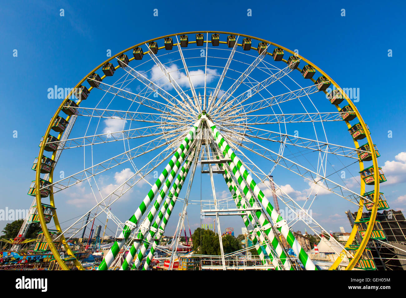 Largest fair on the Rhine, more than 4 millions visitors, with many
