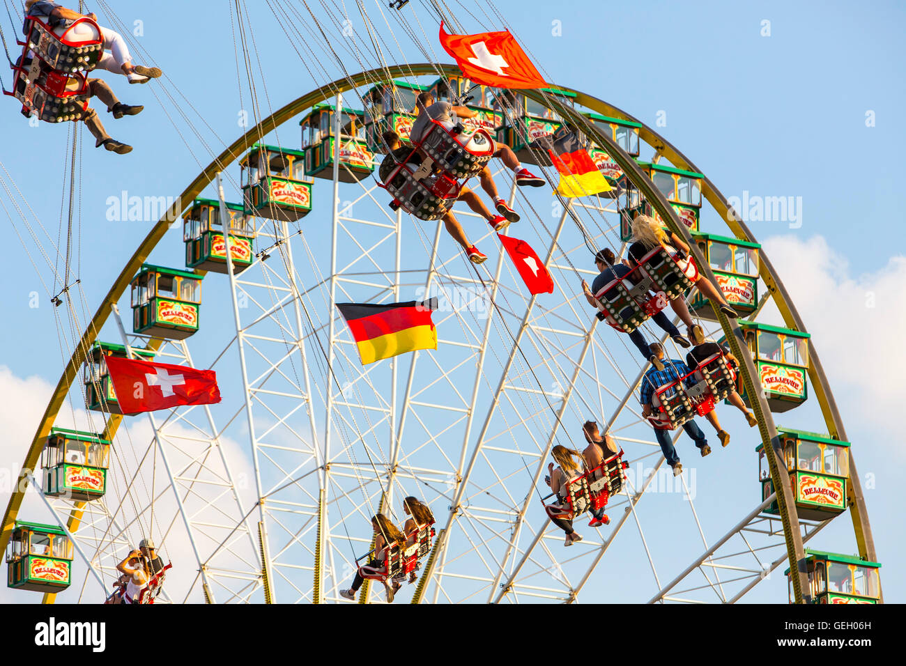 Largest fair on the Rhine, more than 4 millions visitors, with many