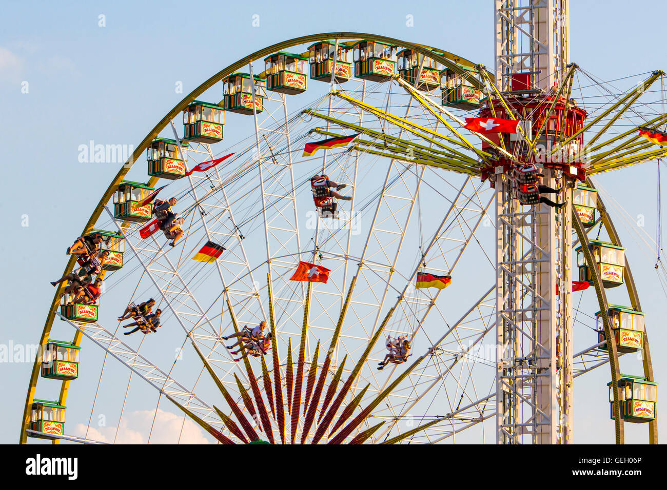 Largest fair on the Rhine, more than 4 millions visitors, with many