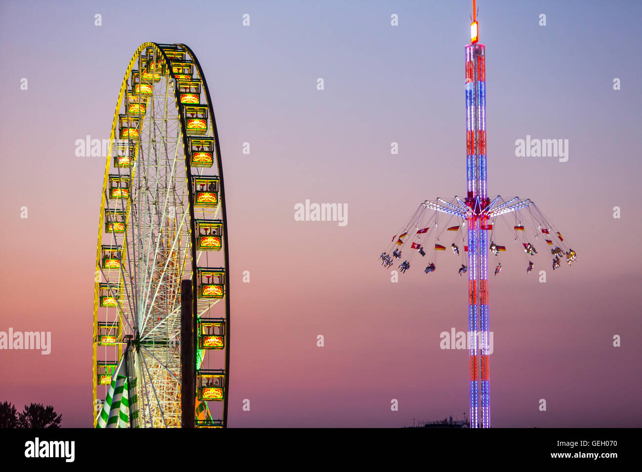 Largest fair on the Rhine, more than 4 millions visitors, with many