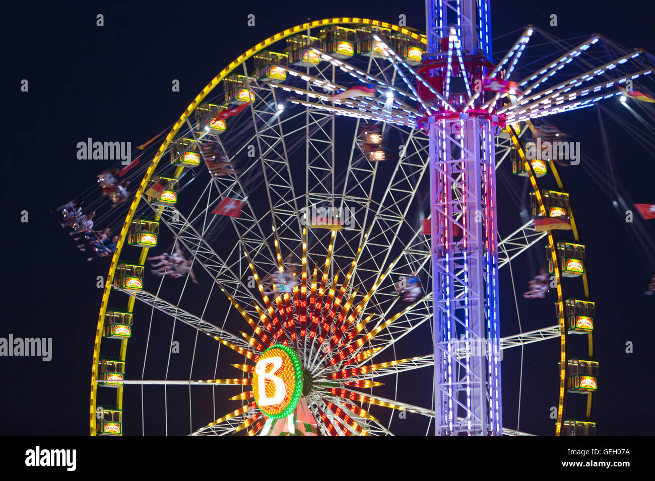 Largest fair on the Rhine, more than 4 millions visitors, with many