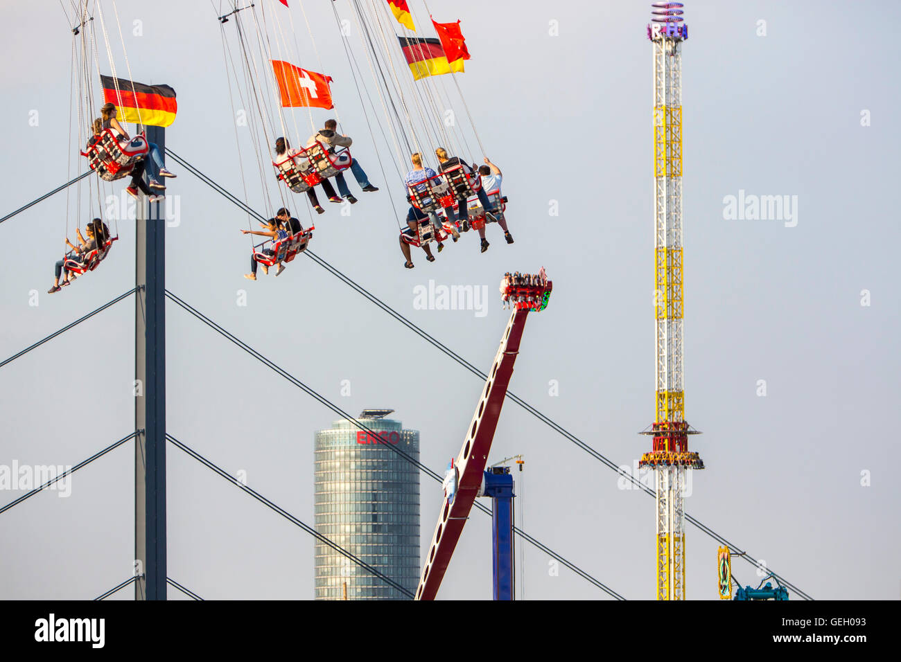 Largest fair on the Rhine, more than 4 millions visitors, with many