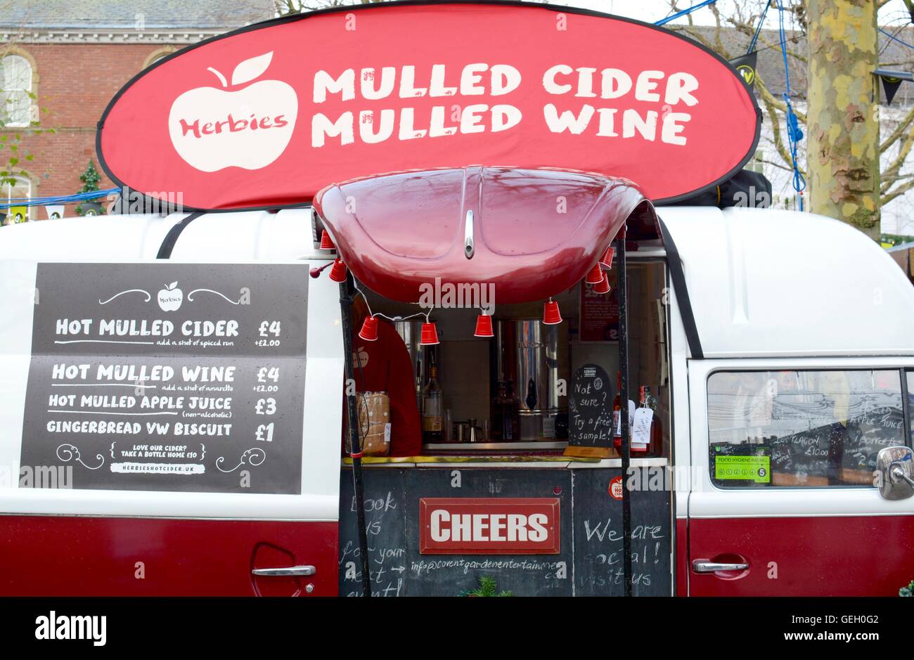 Street food and drink van Stock Photo Alamy