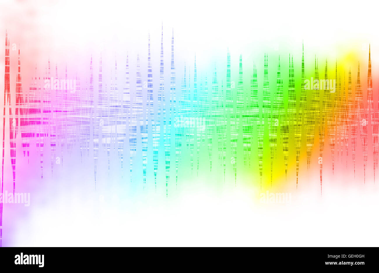 abstract multicolor background and digital wave with motion blur Stock ...