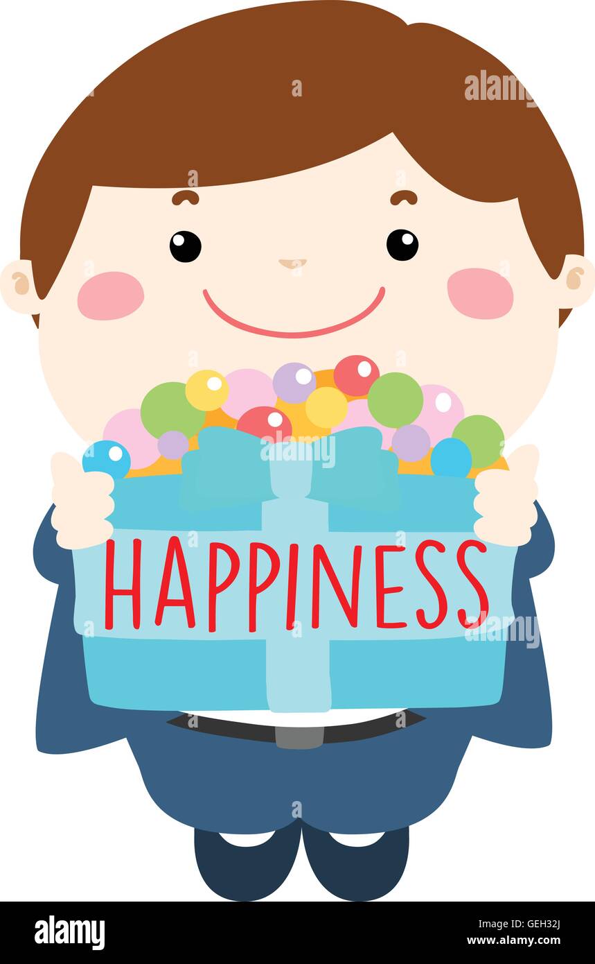 smiley cartoon give happiness box for encouragement illustration Stock Vector Image & Art - Alamy smiley cartoon give happiness box for encouragement illustration Stock Vector Image & Art - Alamy