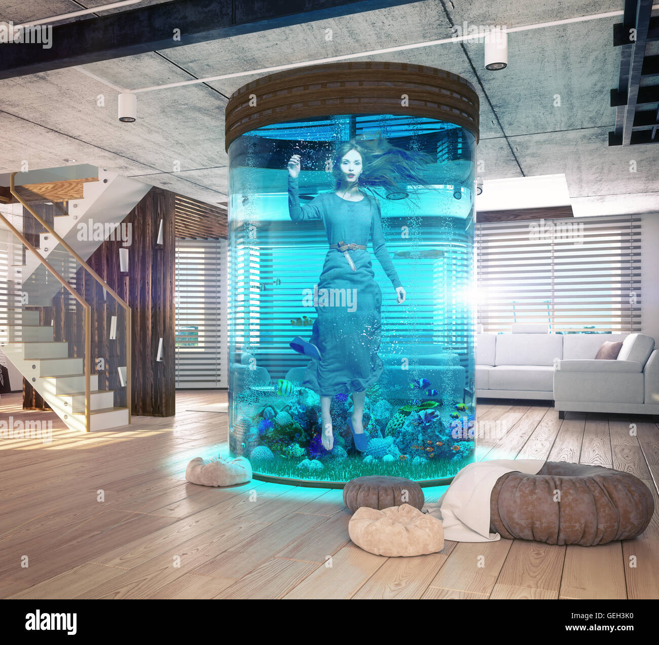 Aquarium Home Stock Photos Aquarium Home Stock Images Alamy