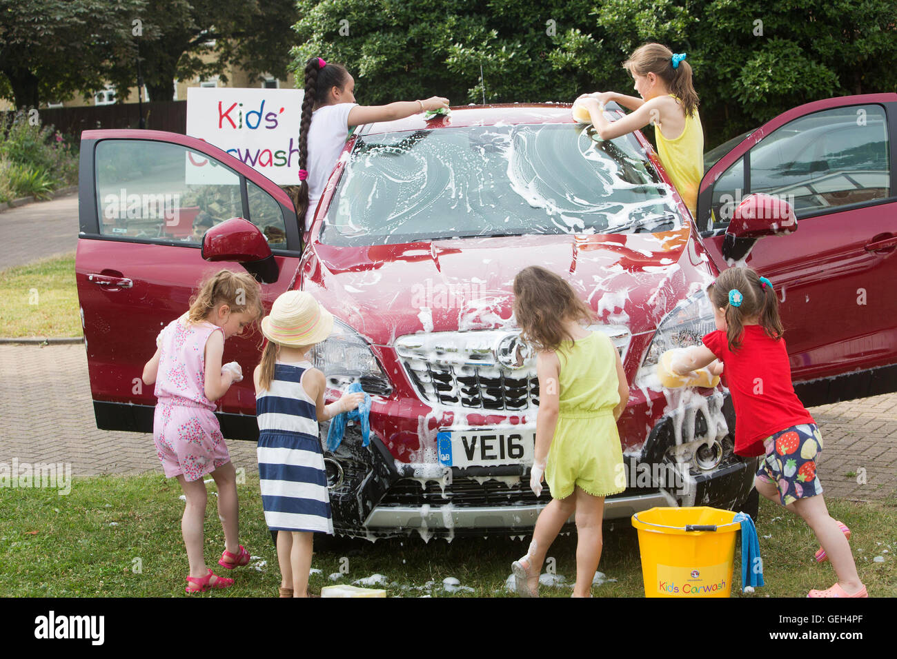 Car Cleaning With Kids