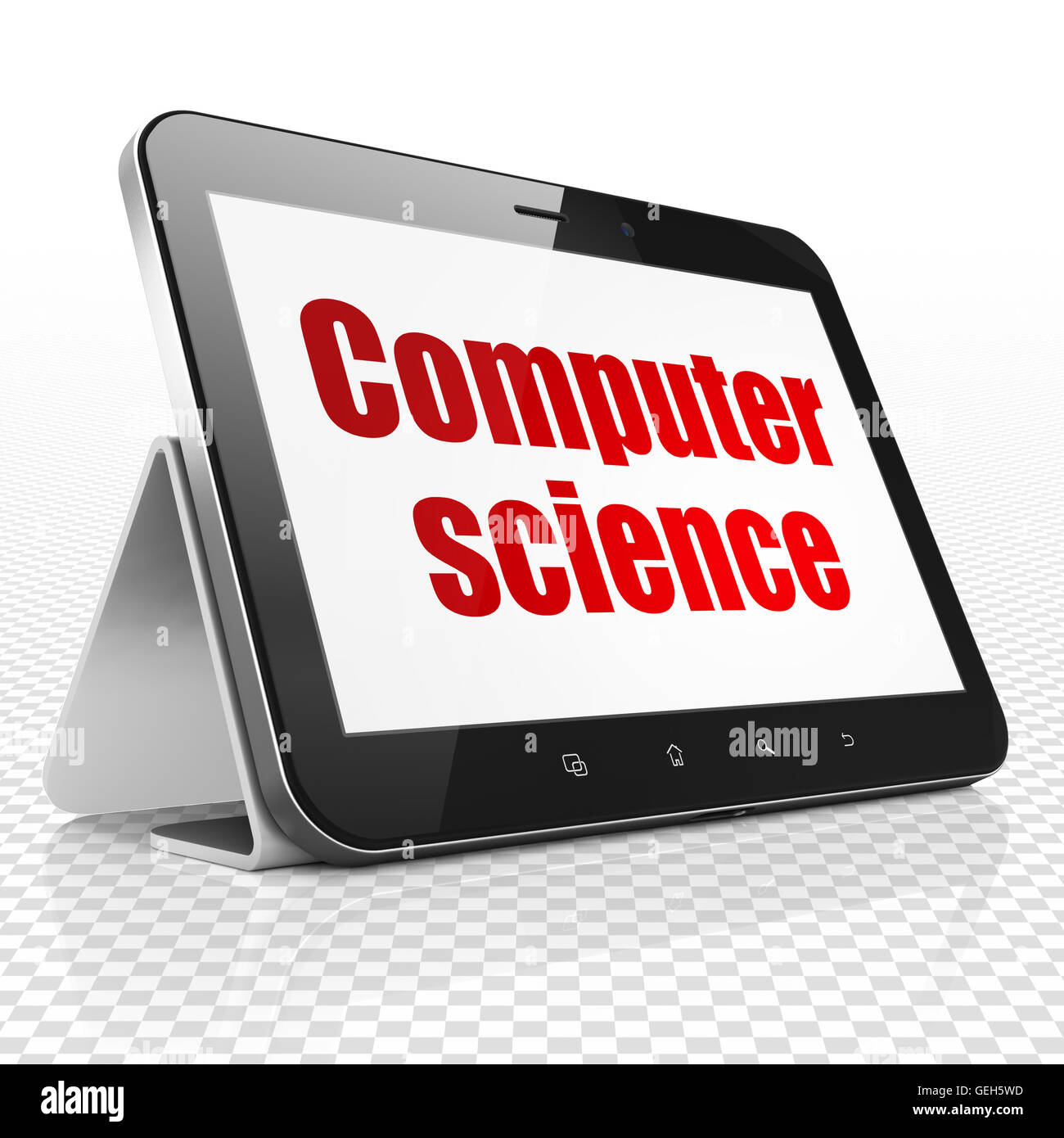 Science concept: Tablet Computer with Computer Science on display Stock ...