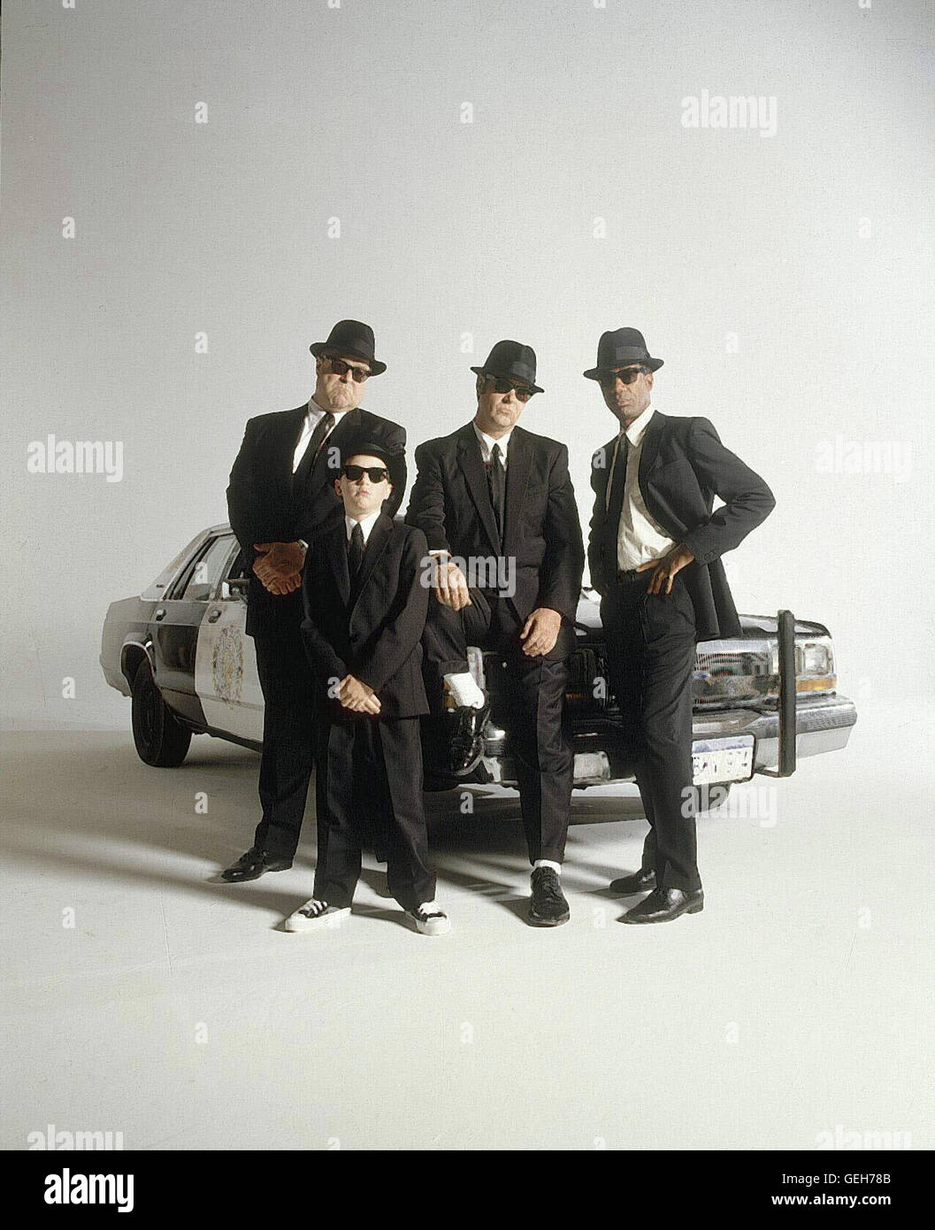 John Goodman, Dan  Aykroyd, J. Evan Bonifant, Joe Morton *** Local Caption *** 1998, Blues Brothers 2000, Blues Brothers 2000 Stock Photo