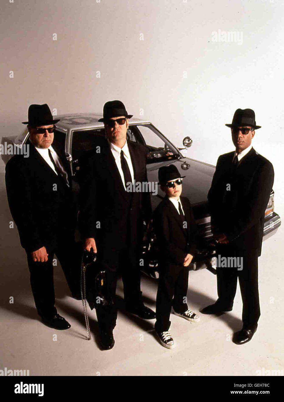 John Goodman, Dan  Aykroyd, J. Evan Bonifant, Joe Morton *** Local Caption *** 1998, Blues Brothers 2000, Blues Brothers 2000 Stock Photo