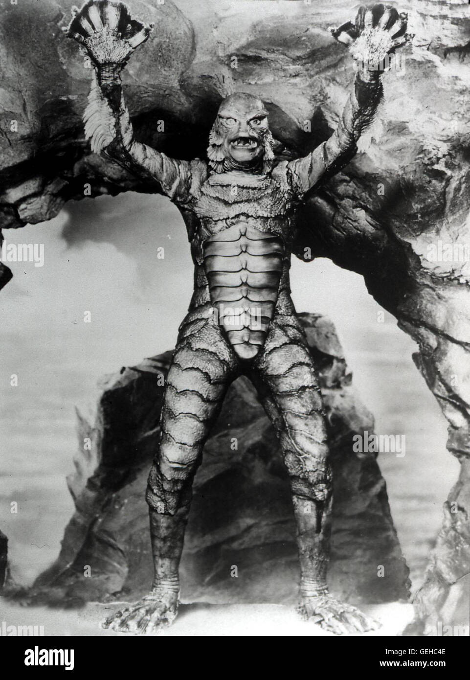 Die Kreatur (Ben Chapman) *** Local Caption *** 1954, Creature From The Black Lagoon, Der Schrecken Vom Amazonas Stock Photo