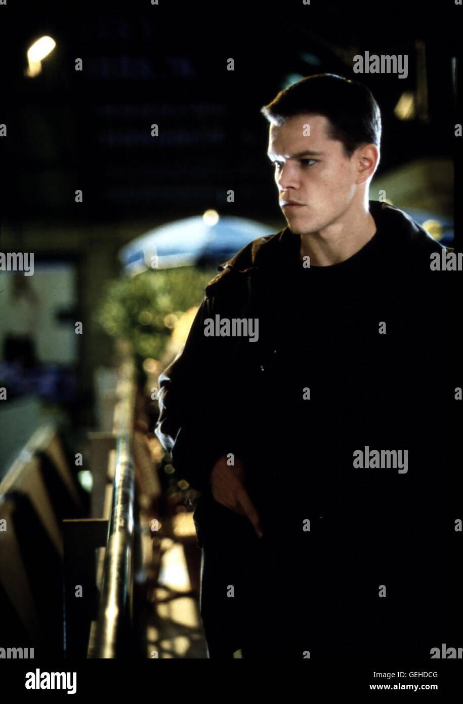 Mann ohne Gedaechtnis und Namen (Matt Damon) *** Local Caption *** 2001, , Bourne Identity, The Stock Photo