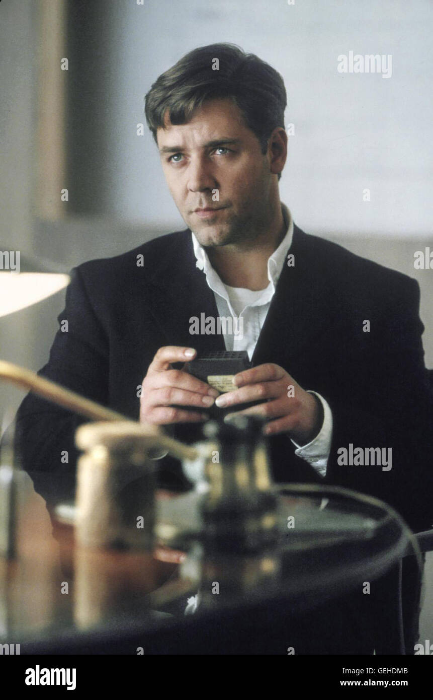 Russell Crowe John Forbes Nash Jr Russell Crowe Arbeitet Fuer Den Stock Photo Alamy