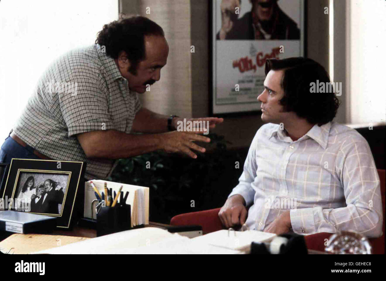 Danny DeVito, Jim Carrey *** Local Caption *** 1999, 1990er, 1990s, Film, Man On The Moon, Der Mondmann Stock Photo