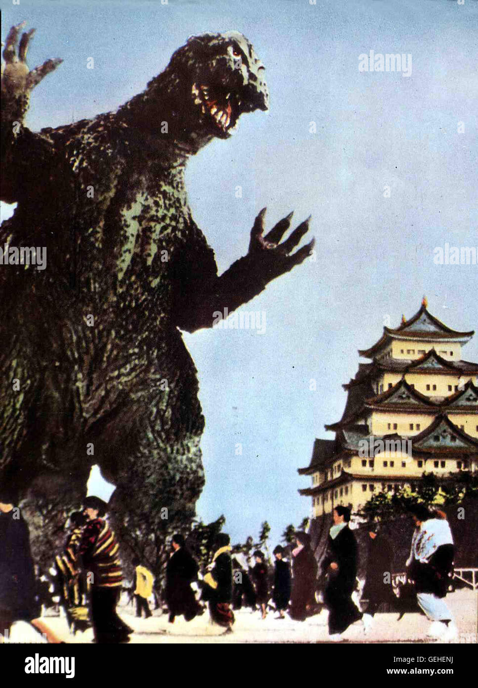 *** Local Caption *** 1964, 1960er, 1960s, Film, Godzilla, Godzilla Vs. The Thing, Japan, Monster, Science Fiction, Godzilla - Godzilla Und Die Urweltraupen Stock Photo