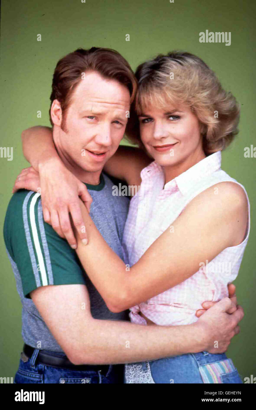 Lindsay Frost, Timothy Busfield Impulsiv heiratet Bambi (Lindsay Frost) den geschiedenen Elfred Schultz (Timothy Busfield). *** Local Caption *** 1992, Heart Of The Lie, The, Im Herzen Der Luege Stock Photo