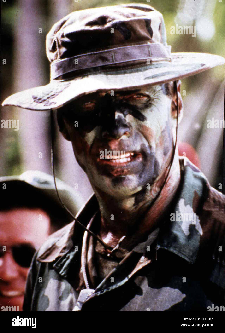 Clint Eastwood   In einem harten Training bringt Tom (Clint Eastwood) seiner Truppr alles Notwendige bei. *** Local Caption *** 1986, Heartbreak Ridge, Heartbreak Ridge Stock Photo