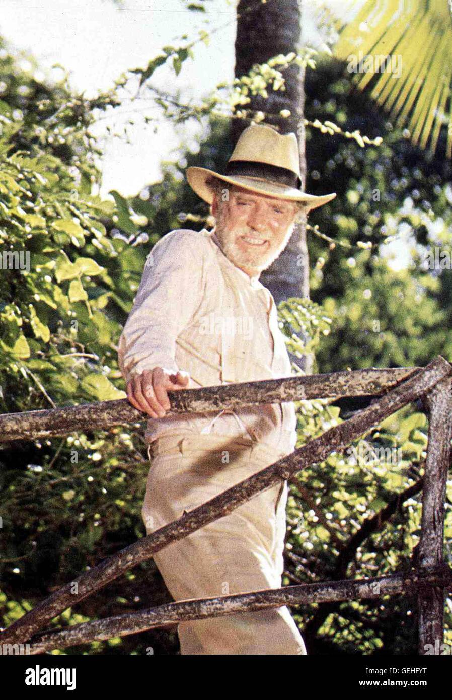 Burt Lancaster Wissenschaftler Dr. Moreau (Burt Lancaster) zuechtet auf einer Insel Tiermenschen. *** Local Caption *** 1976, Island Of Dr. Moreau, The, Die Insel Des Dr. Moreau Stock Photo