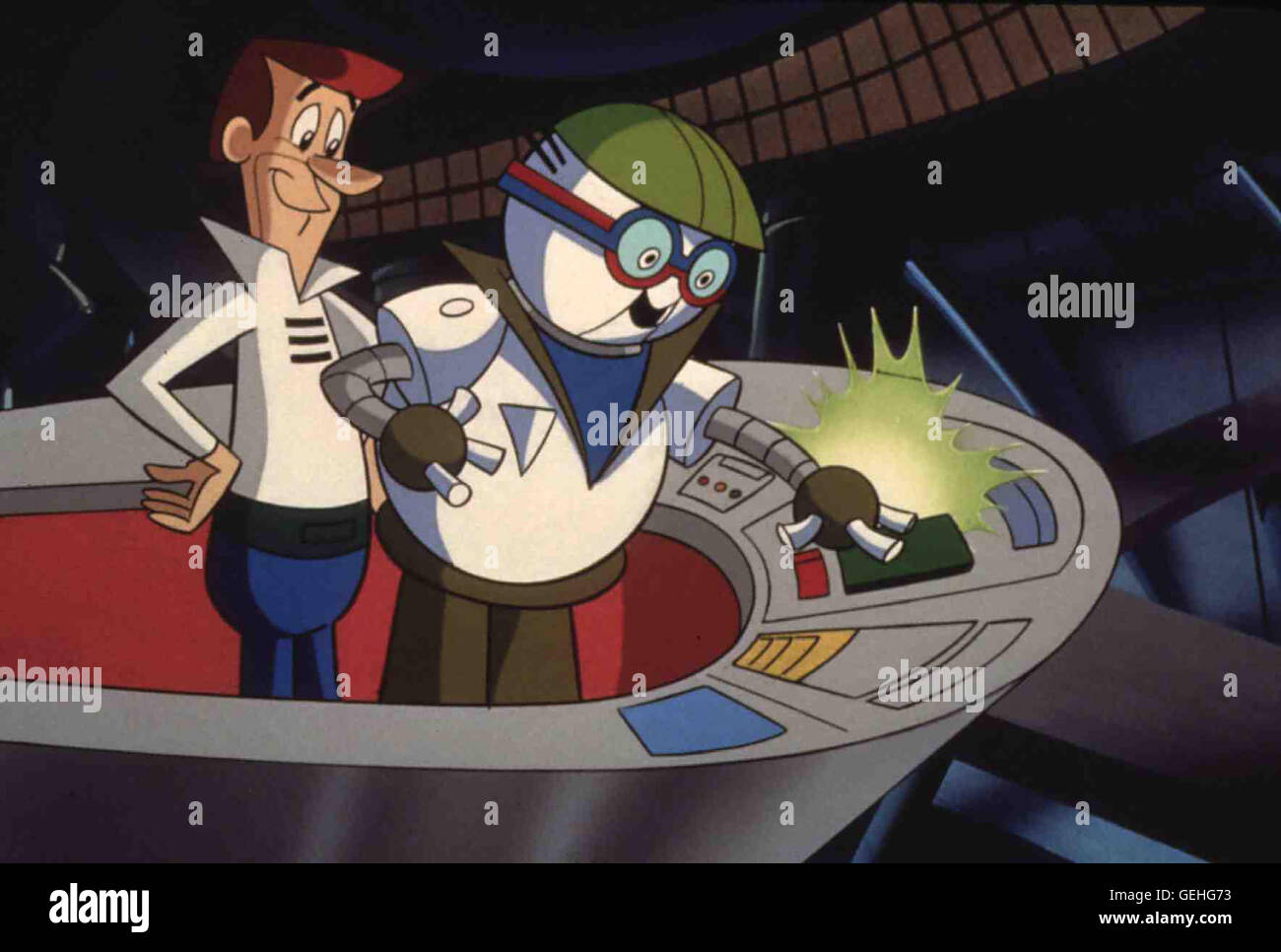 George Jetson, Rudy 2 *** Local Caption *** 1990, Jetsons: The Movie, Die Jetsons - Der Film Stock Photo
