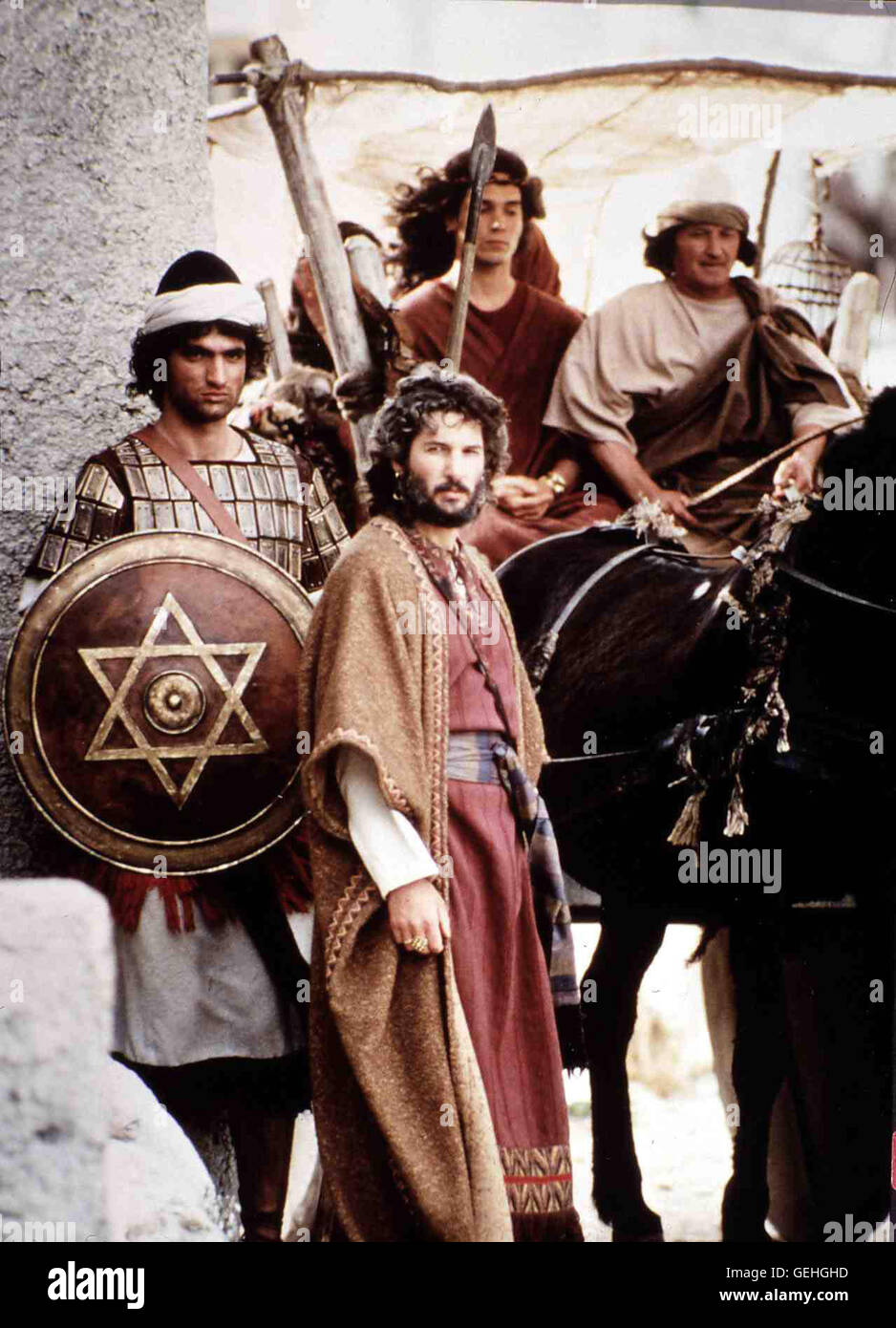 David (Richard Gere, m) in Szene. *** Local Caption *** 1985, King David, Koenig David, König David Stock Photo