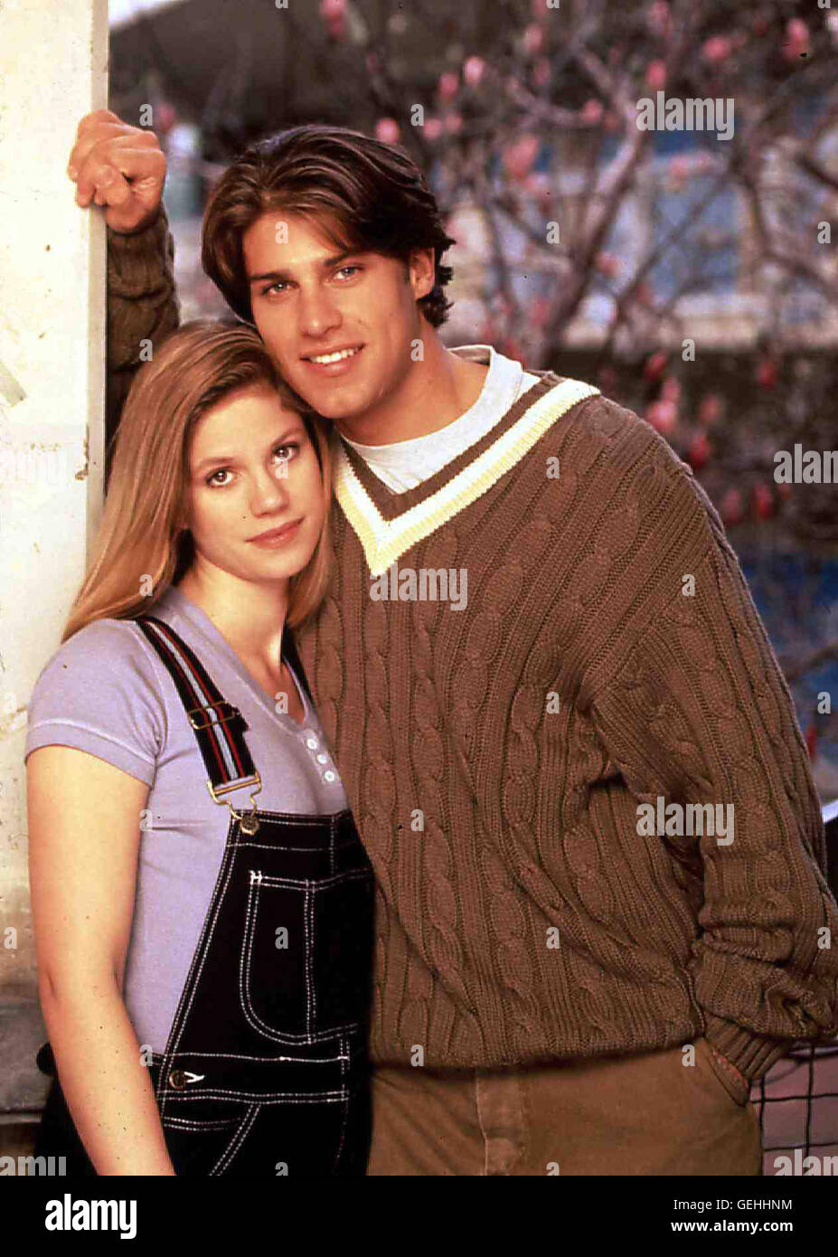 Nina (Katie Wright), Josh (Greg Vaughn)  *** Local Caption *** 1996, Malibu Shores, Malibu Beach Stock Photo