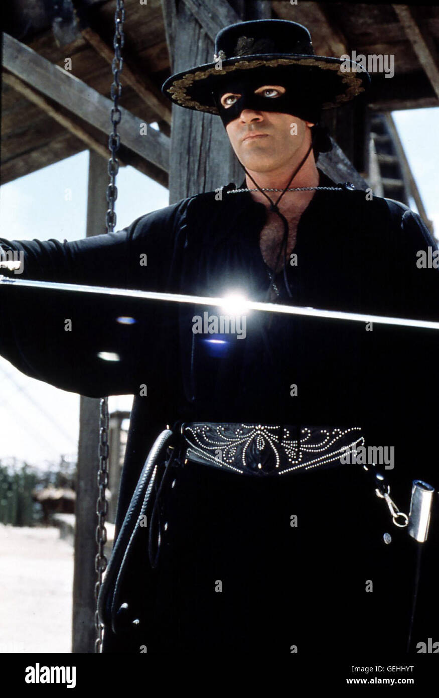 Zorro (Antonio Banderas) *** Local Caption *** 1997, Mask Of Zorro, The