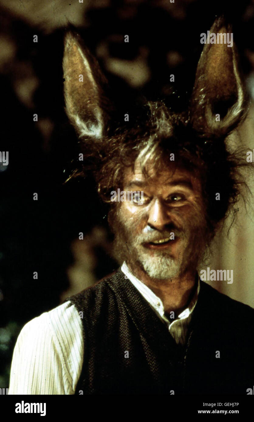 Kevin Kline Nick Bottom (Kevin Kline) findet sich mit Eselsohren wieder.  *** Local Caption *** 1935, Midsummer Night's Dream, A, Ein  Sommernachtstraum Stock Photo - Alamy, image size:836x1390