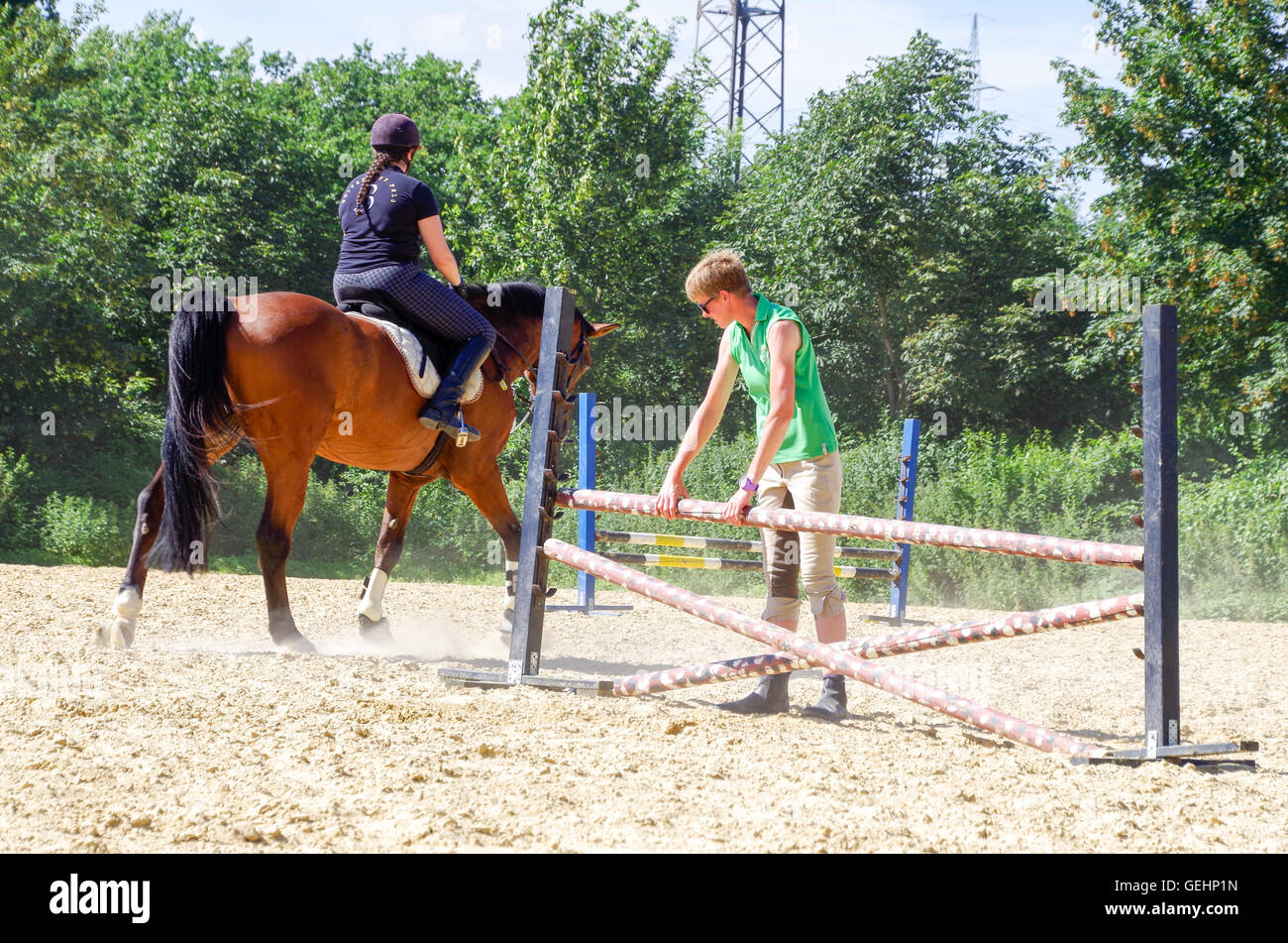 Horse trainer hires stock photography and images Alamy
