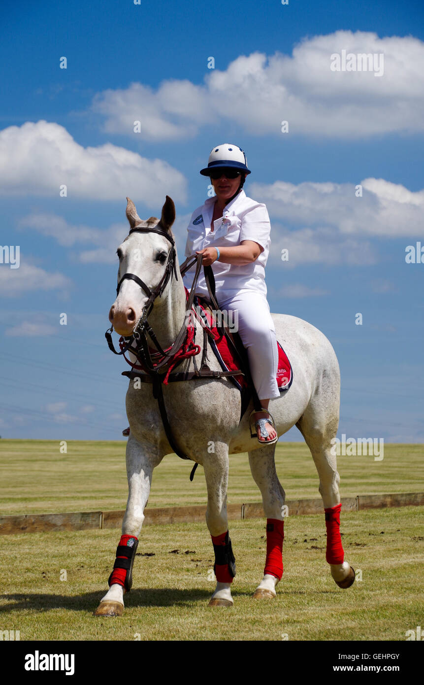 white polo with red horse