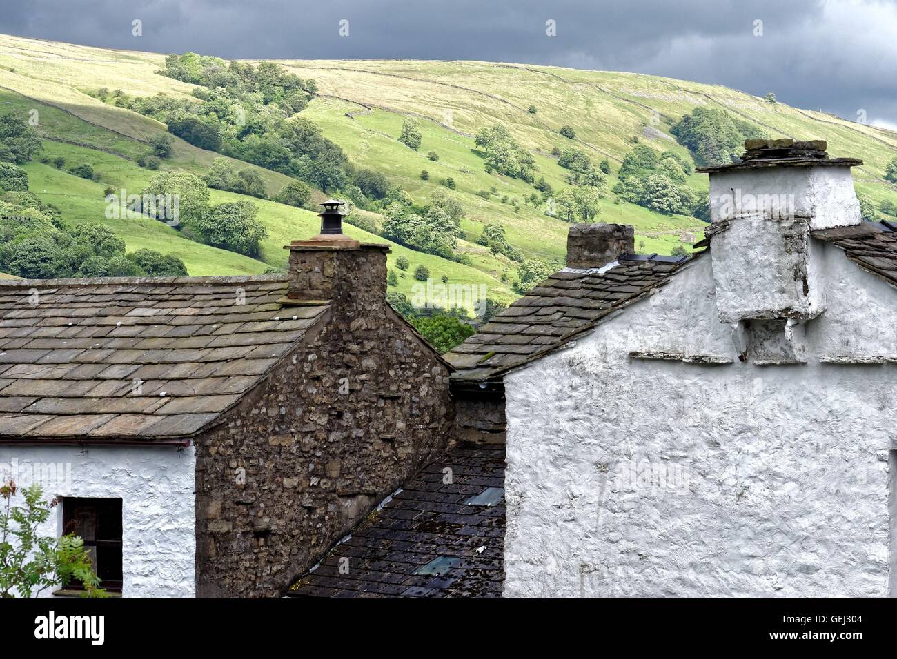 Dent village, Dentdale Cumbria UK Stock Photo Alamy