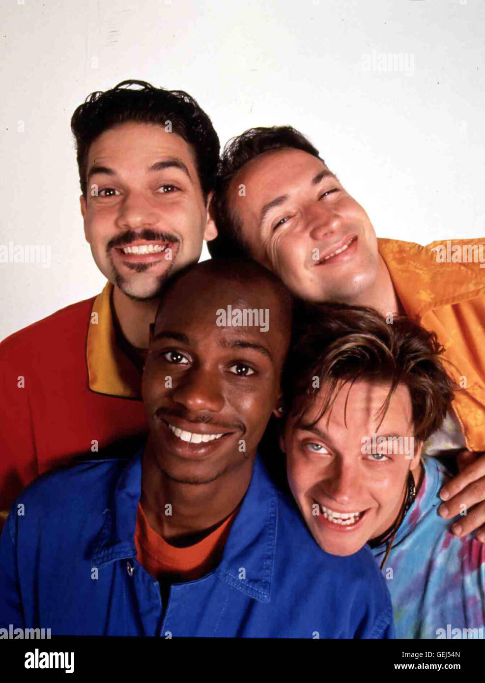 Dave Chappelle, Guillermi Diaz, Jim Breuer, Harland Williams *** Local Caption *** 1998, Half Baked, Half Baked - Völig High Und Durchgeknallt Stock Photo