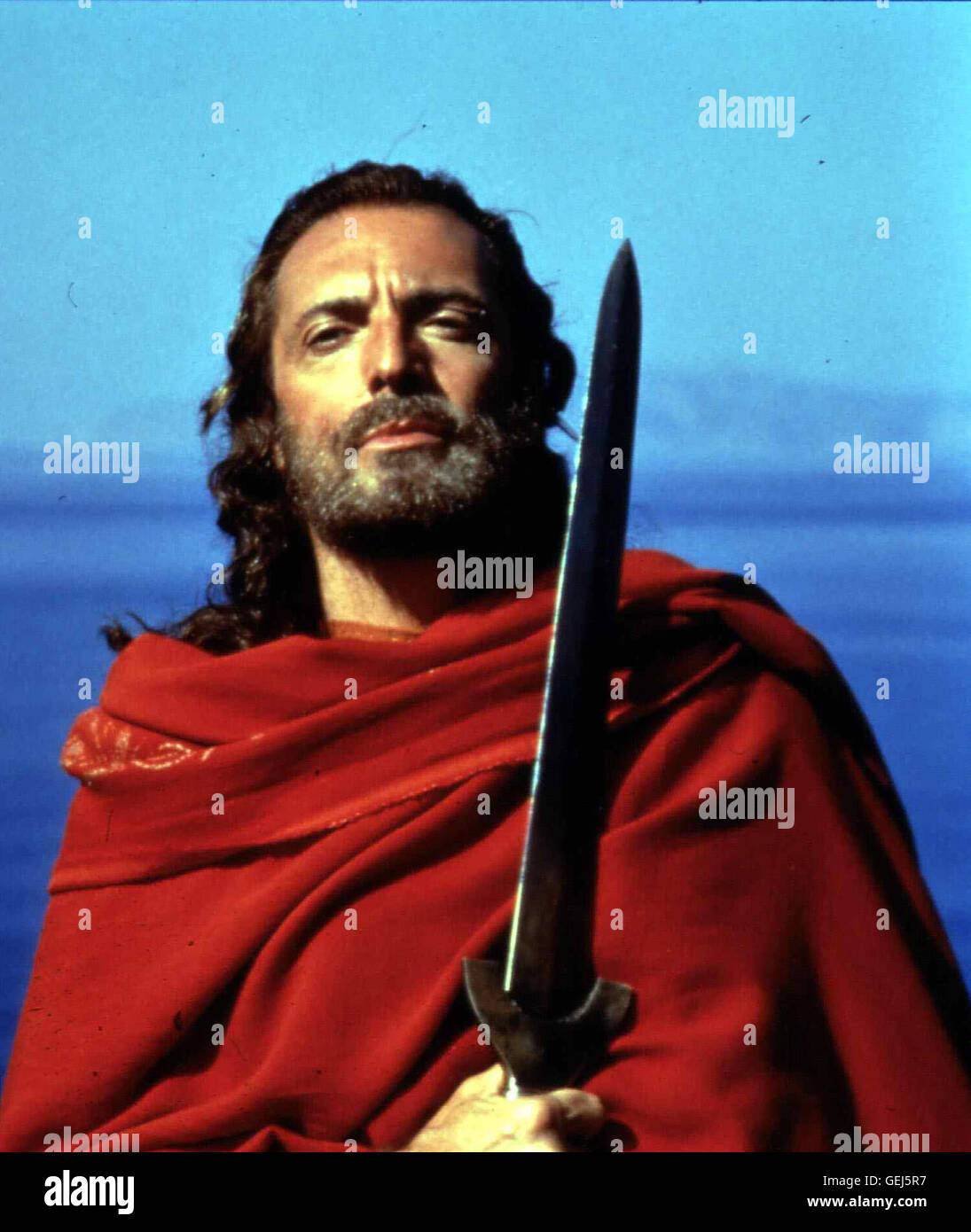 Odysseus (Armand Assante) *** Local Caption *** 1997, Odyssey, The (Part 2), Die Abenteuer Des Odysseus-Kampf Um Ein Koenigreich Stock Photo