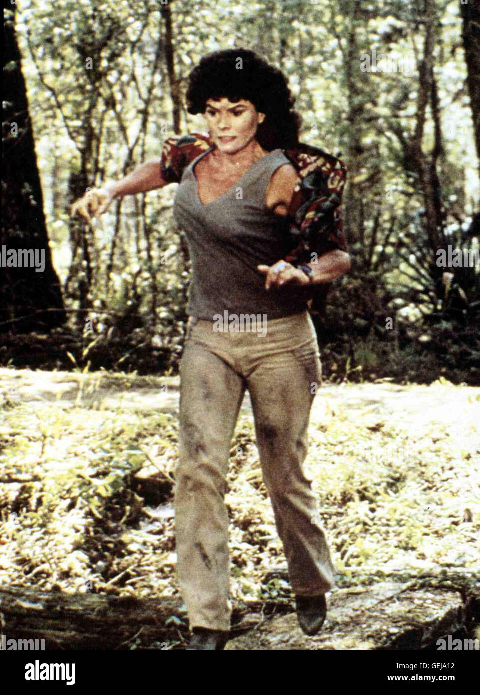 Agentin Alice Cable (Adrienne Barbeau) *** Local Caption *** 1982, Swamp Thing, Das Ding Aus Dem Sumpf Stock Photo