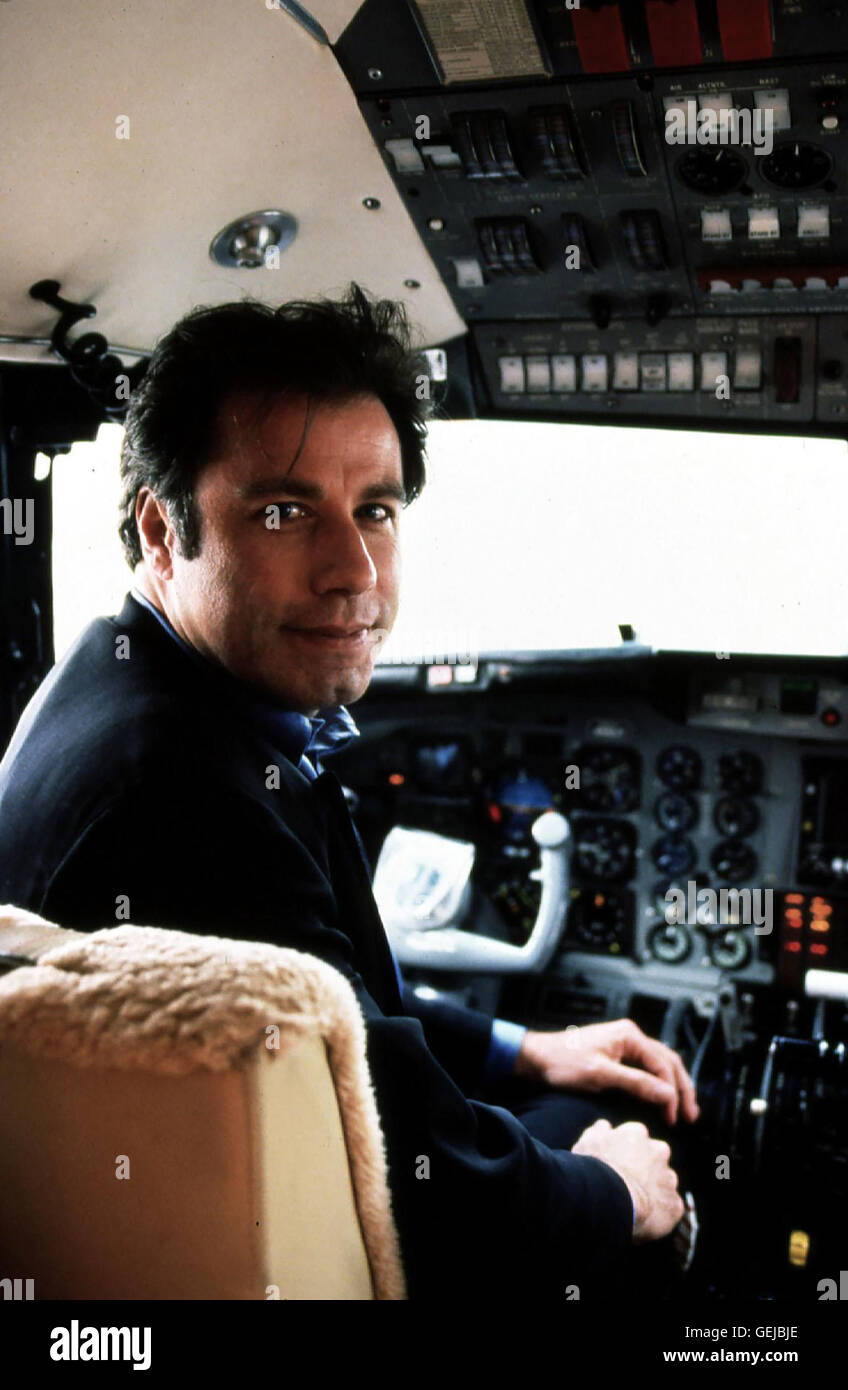 John Travolta im Cockpit *** Local Caption *** 1996, , Understanding: Flight Stock Photo