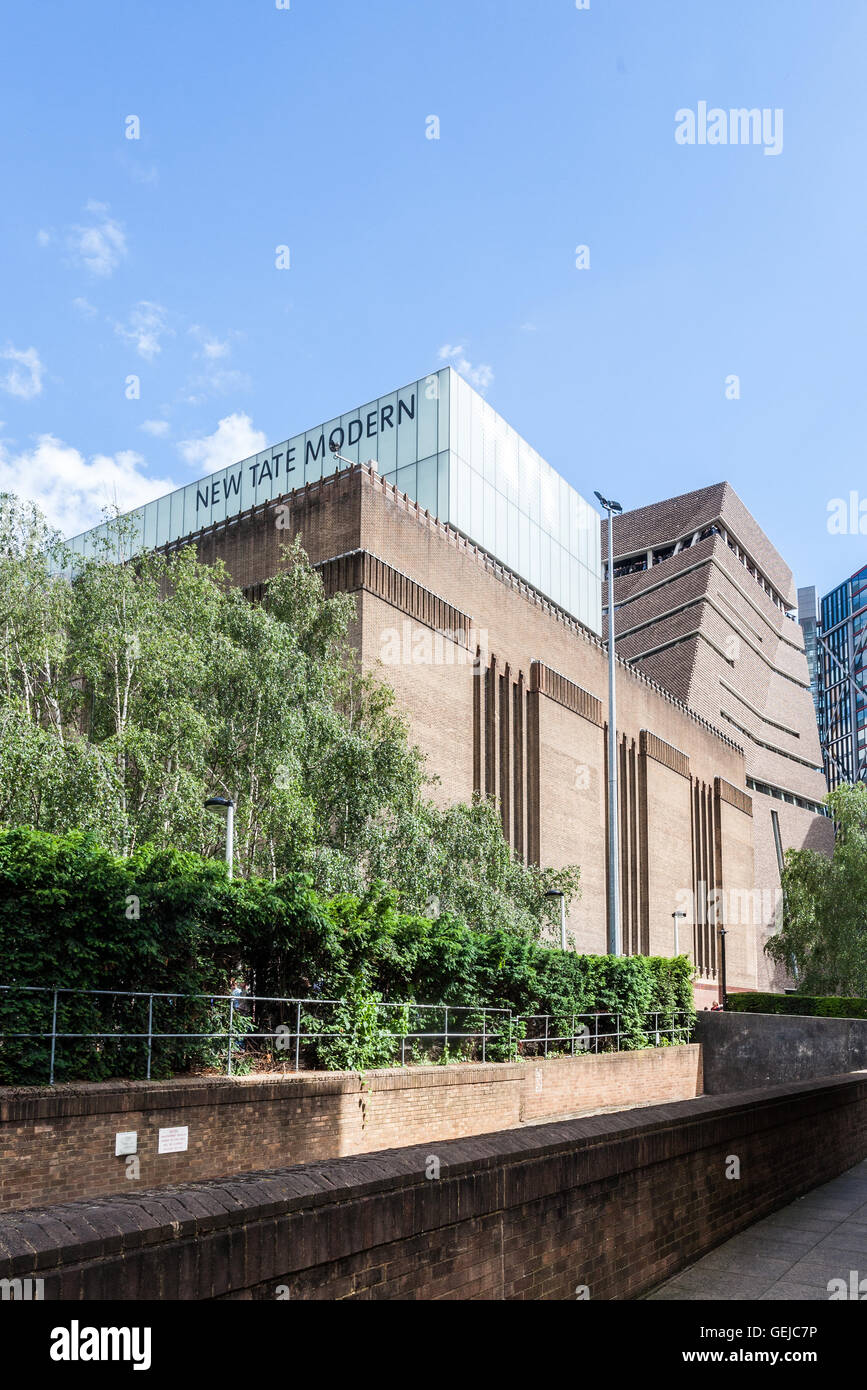 Tate Modern Art Gallery, Bankside, London, UK Stock Photo