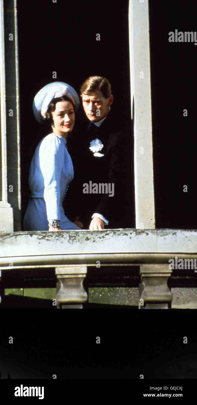 Jane Seymor, Anthony Andrews *** Local Caption *** 1988, Woman He Loved, The, König Ihres Herzens Stock Photo