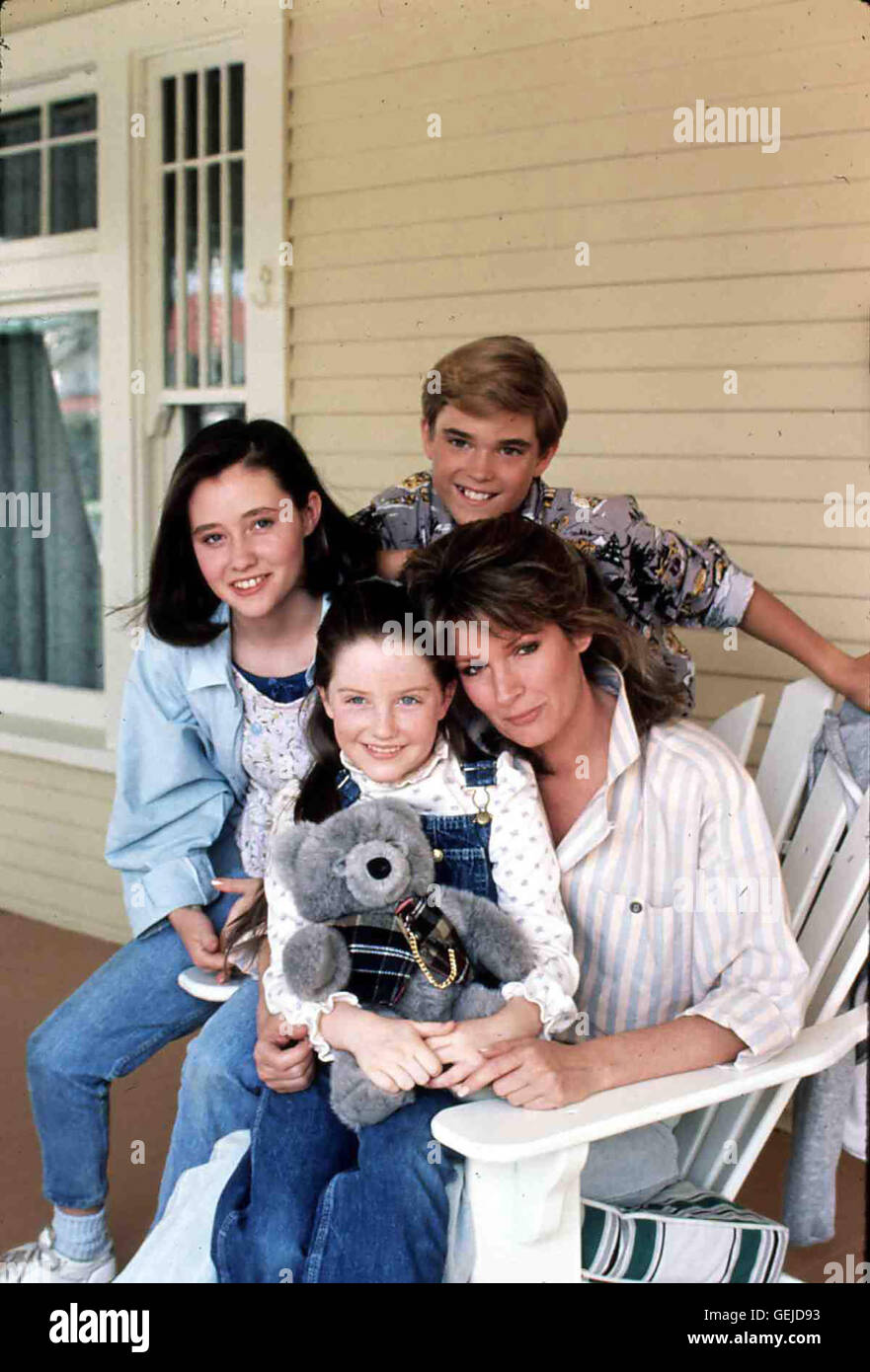 Shannen Doherty, Keri Houlihan, Chad Allen, Deidre Hall *** Local Caption *** 1986, Our House, Unser Haus Stock Photo