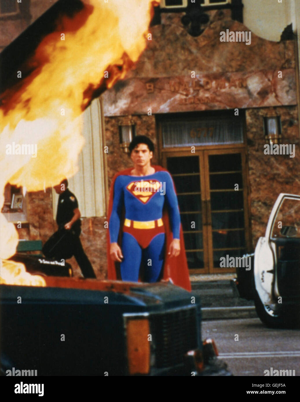Szenenbild, Superboy, Superboy Stock Photo