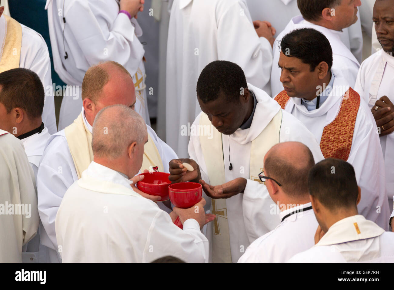 WYD Opening Mass Stock Photo