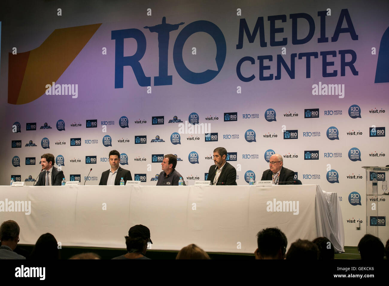 Rio Rmc Authorities at Rio Opening Ceremony Media Center (RMC), open press ...