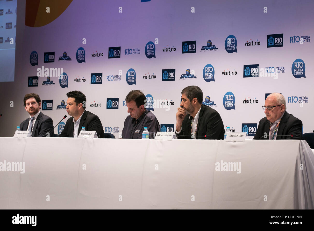 Rio Rmc Authorities at Rio Opening Ceremony Media Center (RMC), open press ...